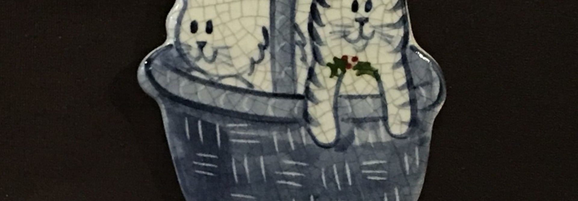 KITTEN IN BASKET