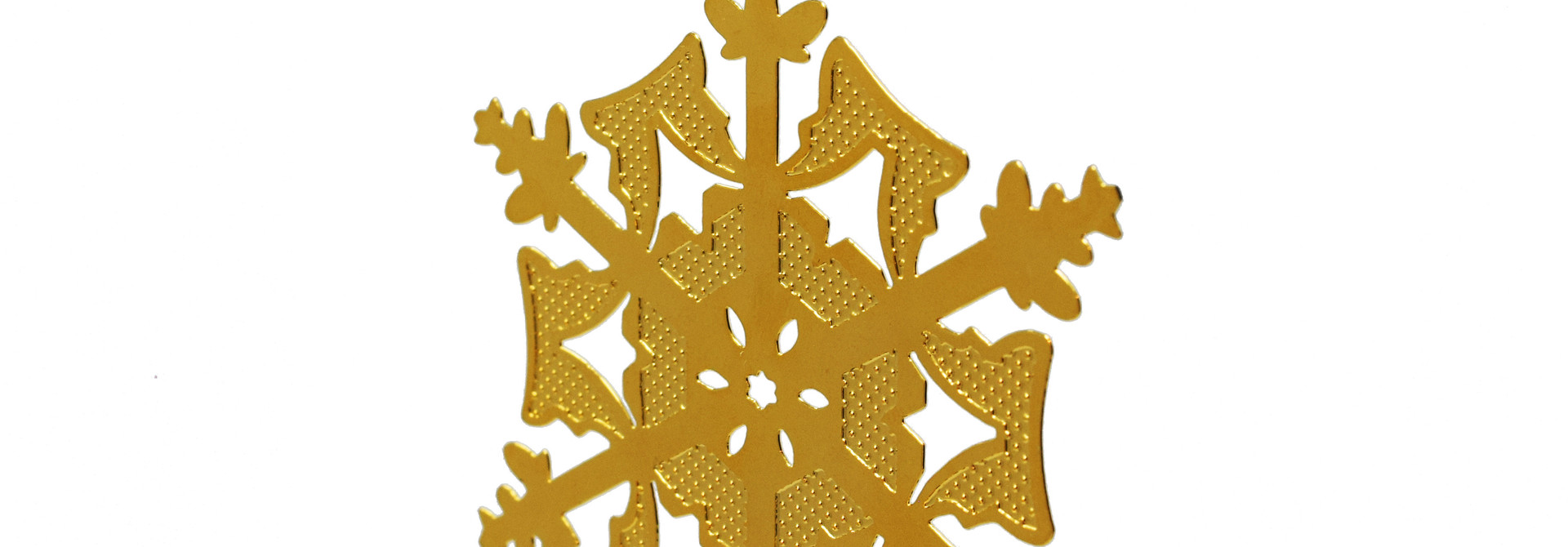 Textured snowflake