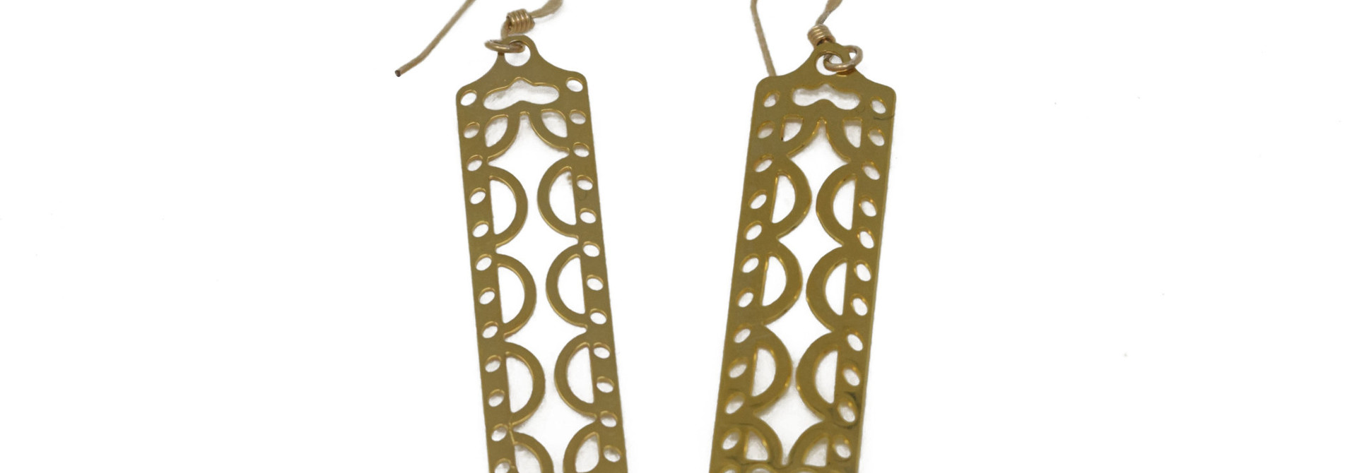 Filigree Rectangle Earring