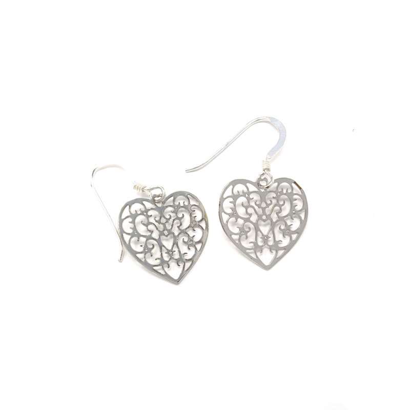 GOOSE Filigree Heart Earring