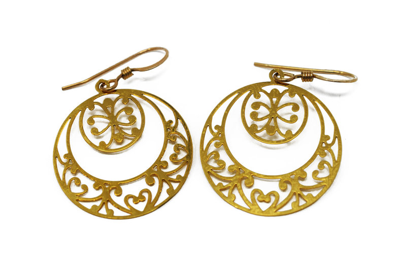 GOOSE Double Circle Earring