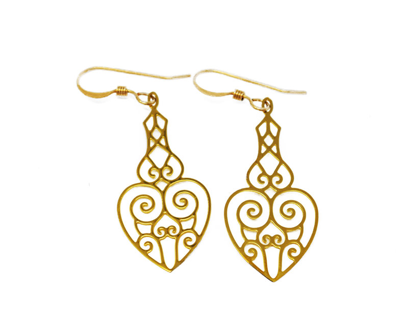 GOOSE Drop Heart Earring