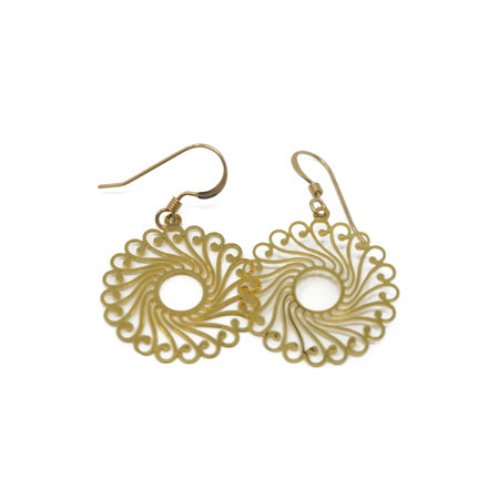 GOOSE Round Filigree Earring