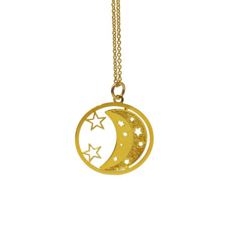 GOOSE Moon and Stars Necklace
