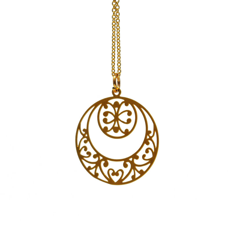 GOOSE Double Circle Necklace