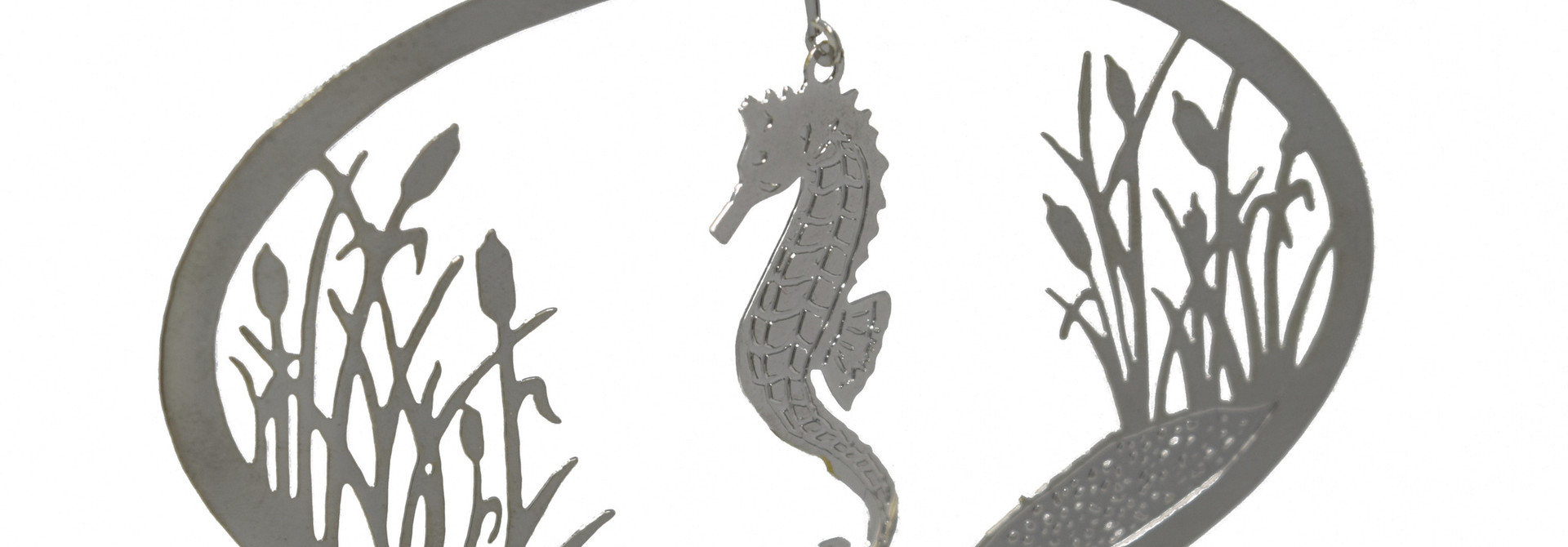 Seahorse with Cattails