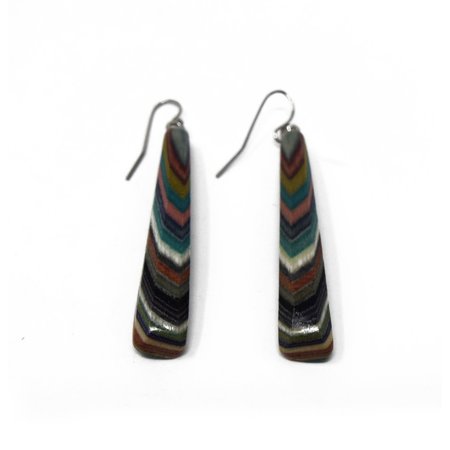 BUZZ Large Triangle Earrings