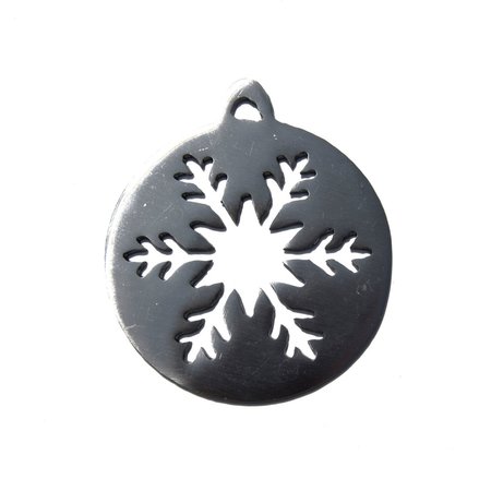 Oak Snowflake Ball Ornament