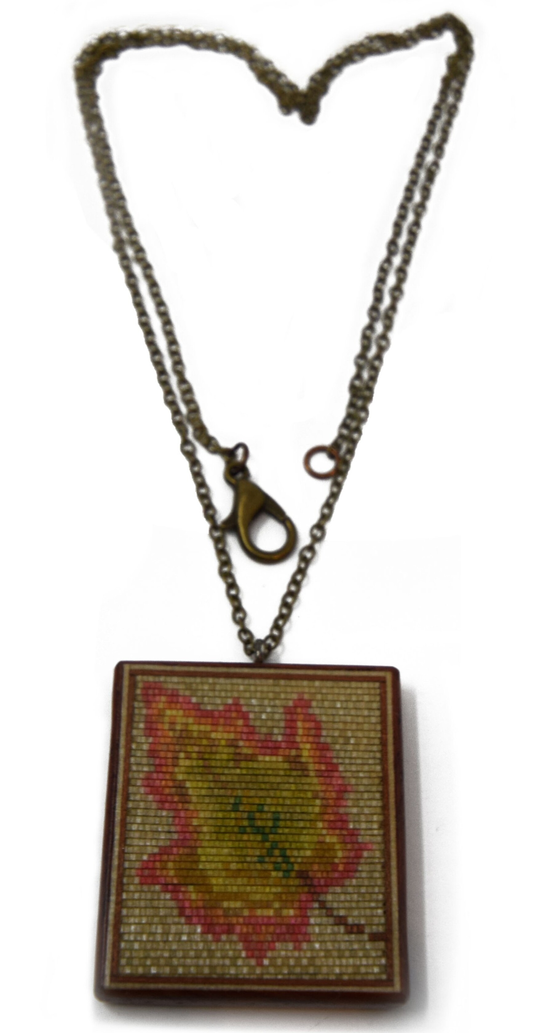 Maple Leaf Necklace by Buzz Coren - Log House Craft Gallery