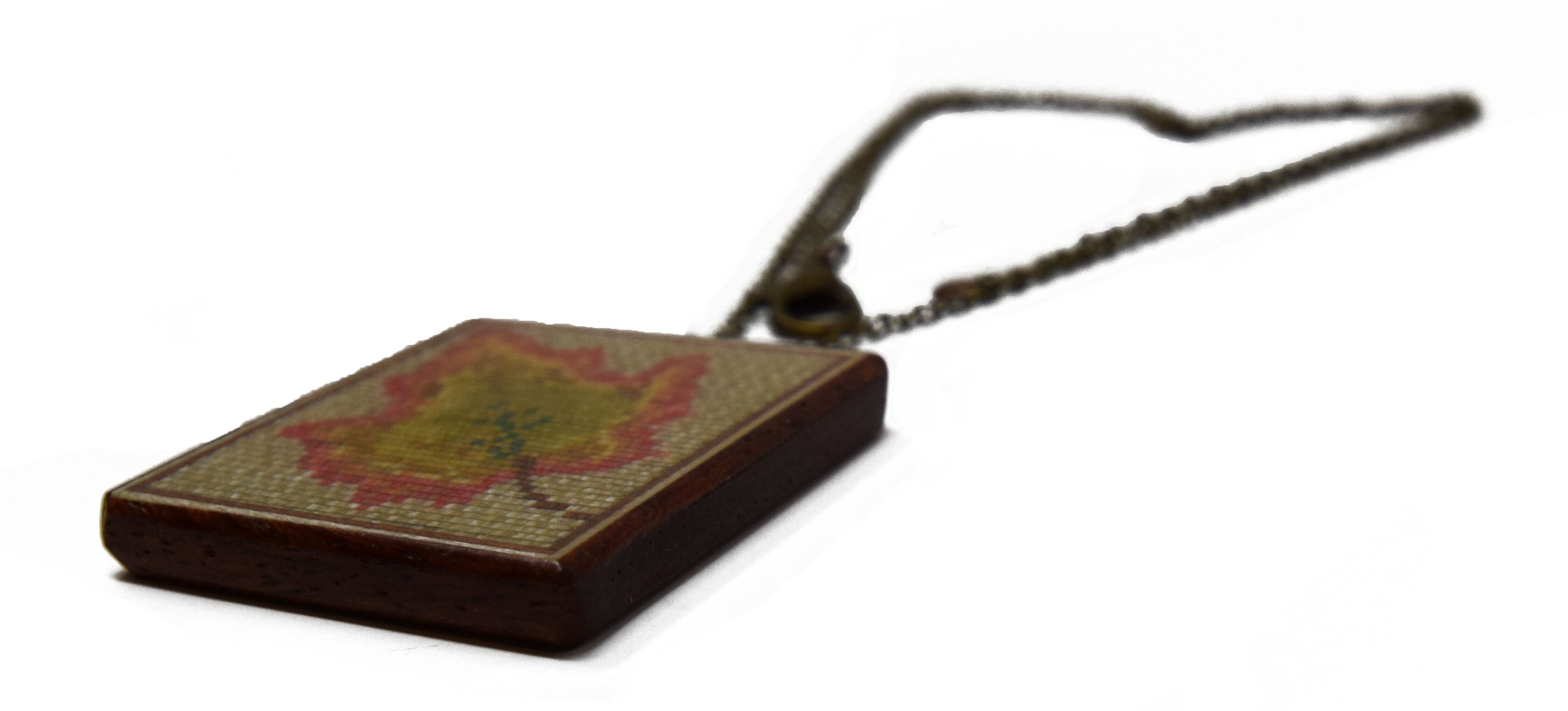Maple Leaf Necklace by Buzz Coren - Log House Craft Gallery