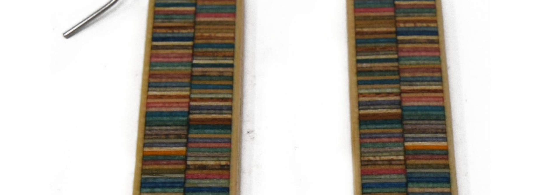 Large Bezeled Earrings
