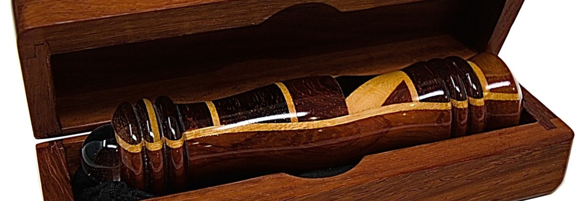 WOOD BOX W/ 4.5IN TELEIDOSCOPE BOX4.5