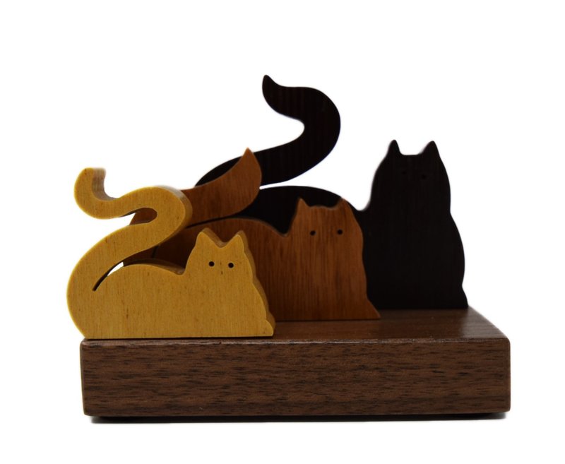 CLAYW 3 Figure Cats