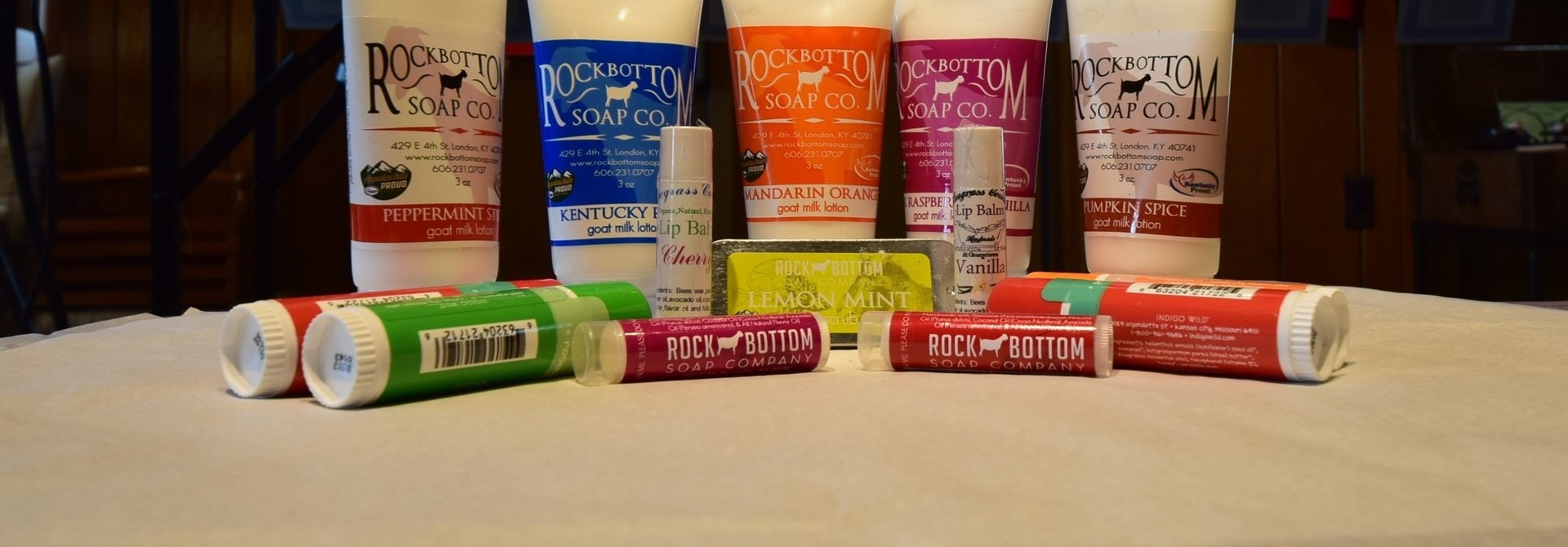 Lotions and Lip Balms