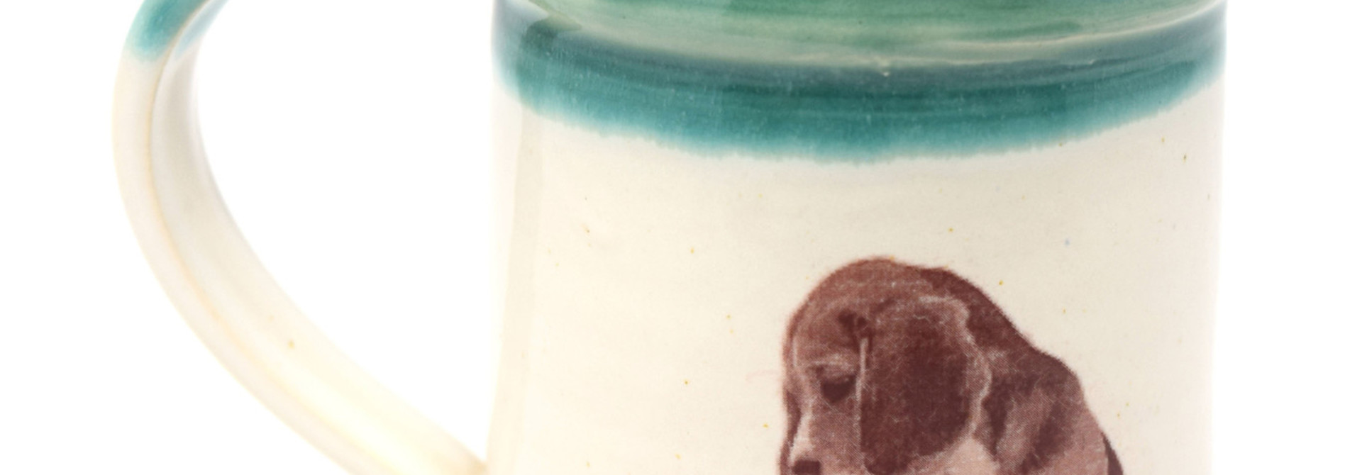 Beagle with Bird Mug