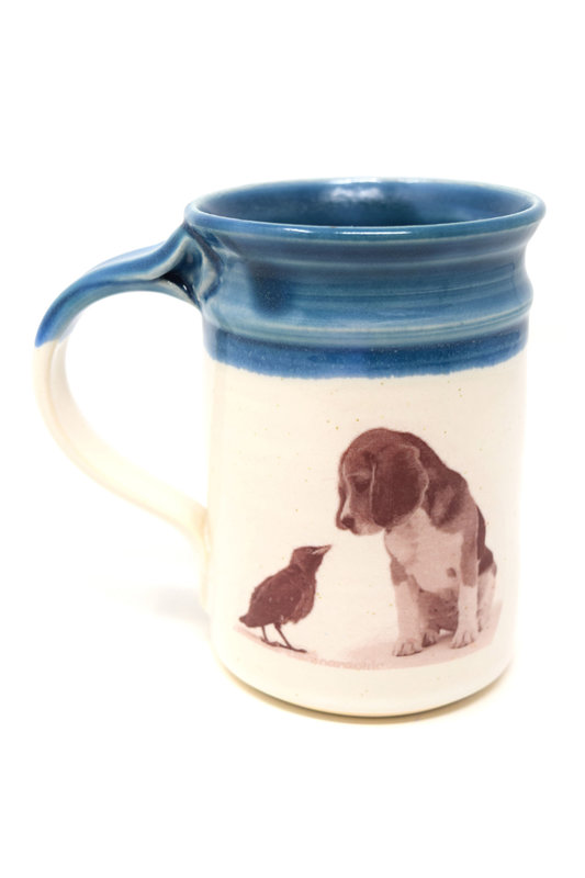 MPLPOT Beagle with Bird Mug