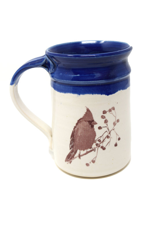 MPLPOT Cardinal with Berries Mug