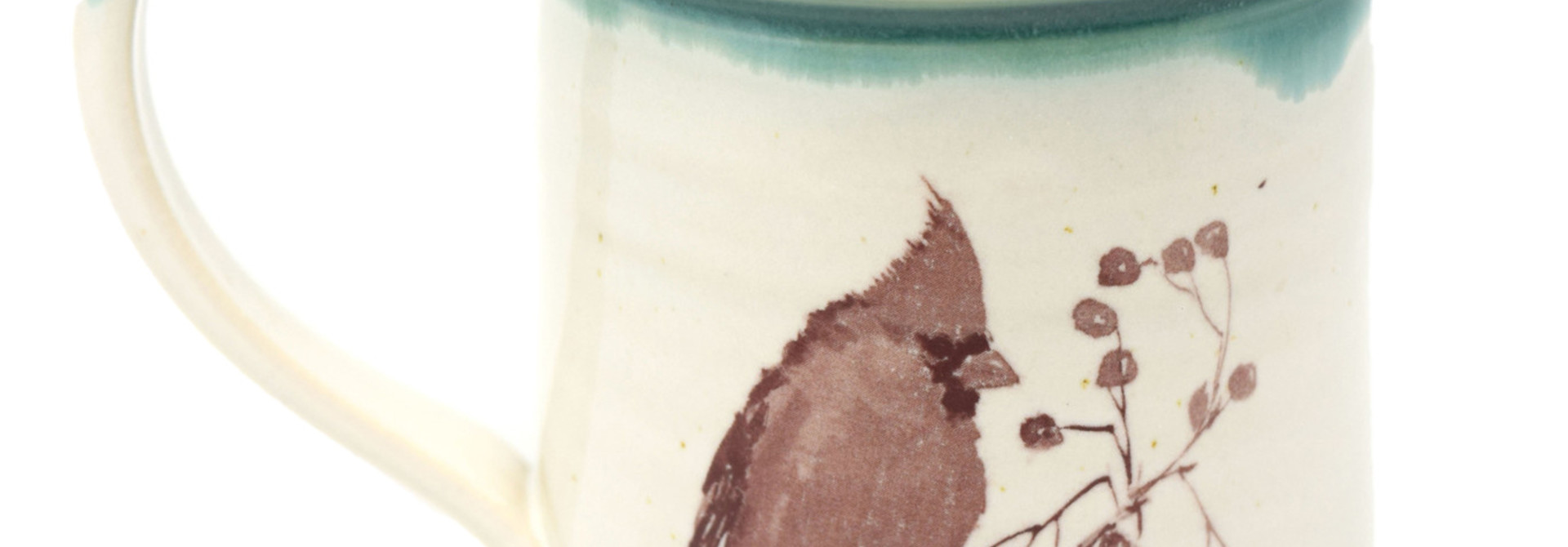 Cardinal with Berries Mug