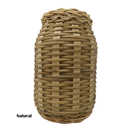 BOUNT Woven Vase Glass Interior