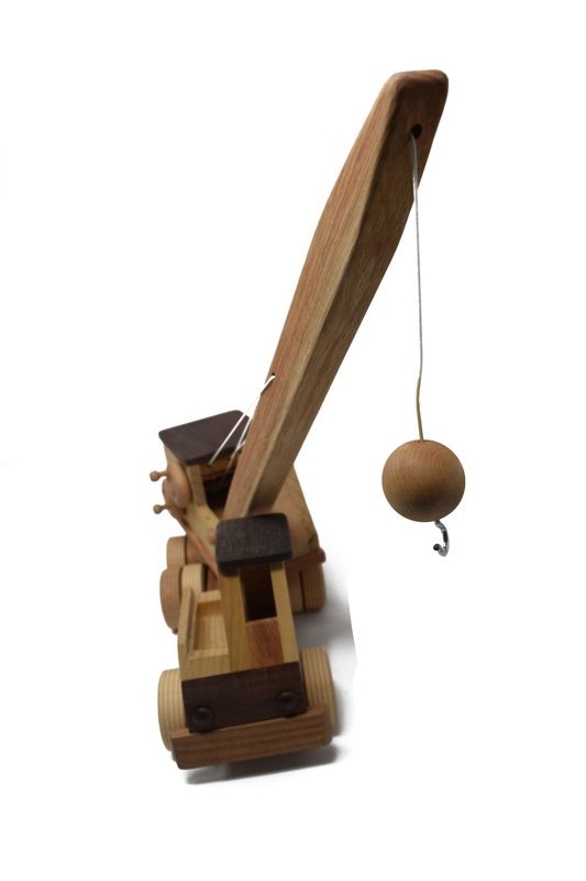 POPTY Wooden Toy Crane