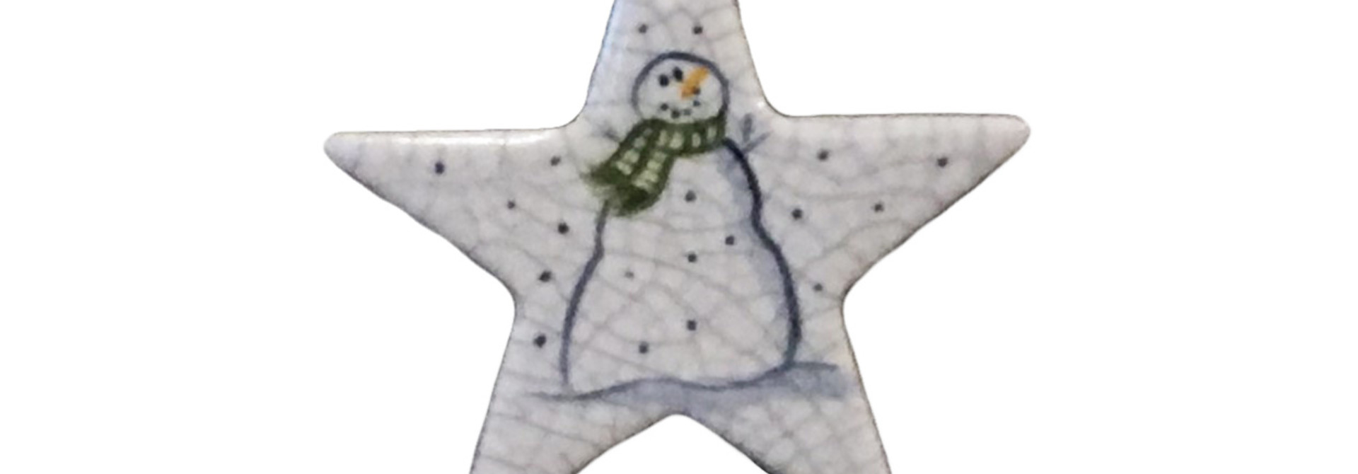 STAR WITH SNOWMAN