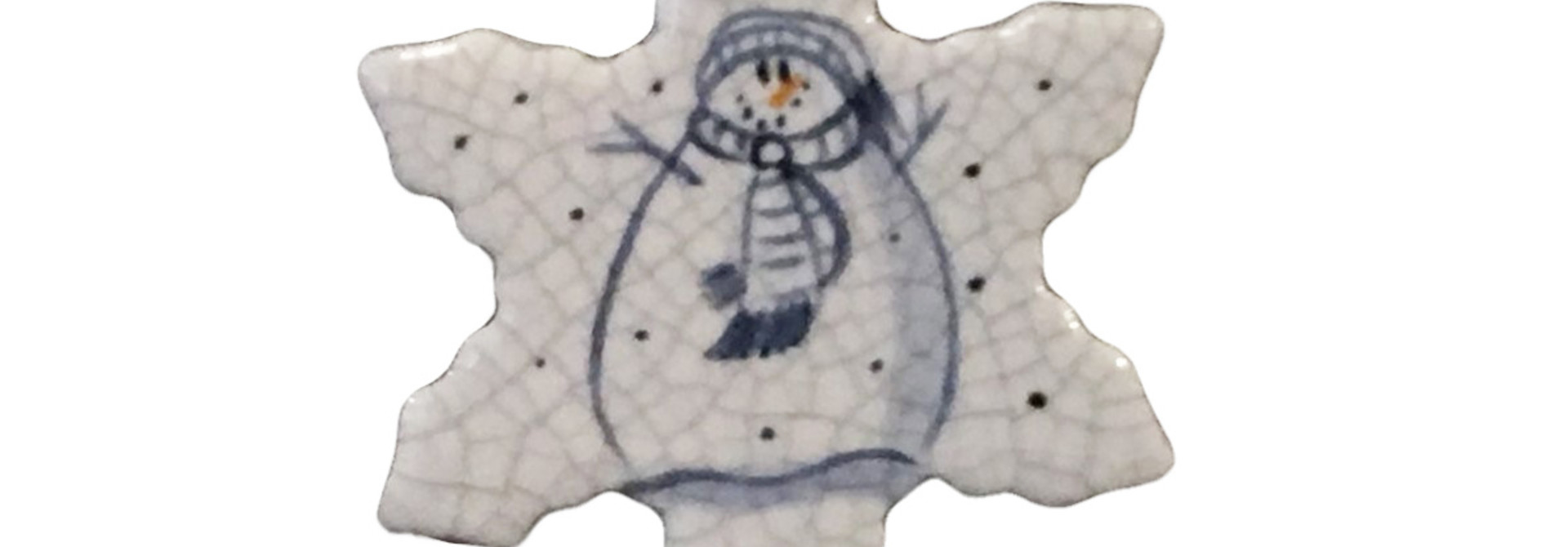 SNOWMAN IN SNOWFLAKE