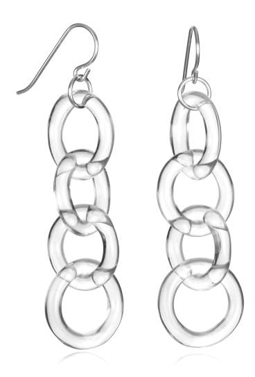 Circle Chain Earrings-1