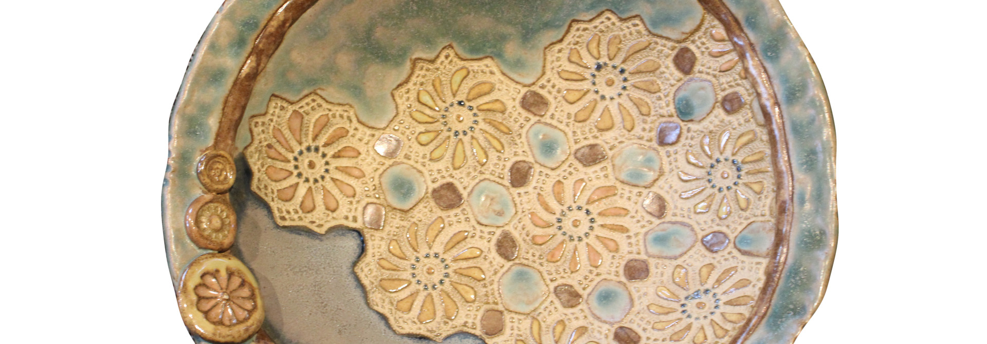 African Daisies Serving bowl