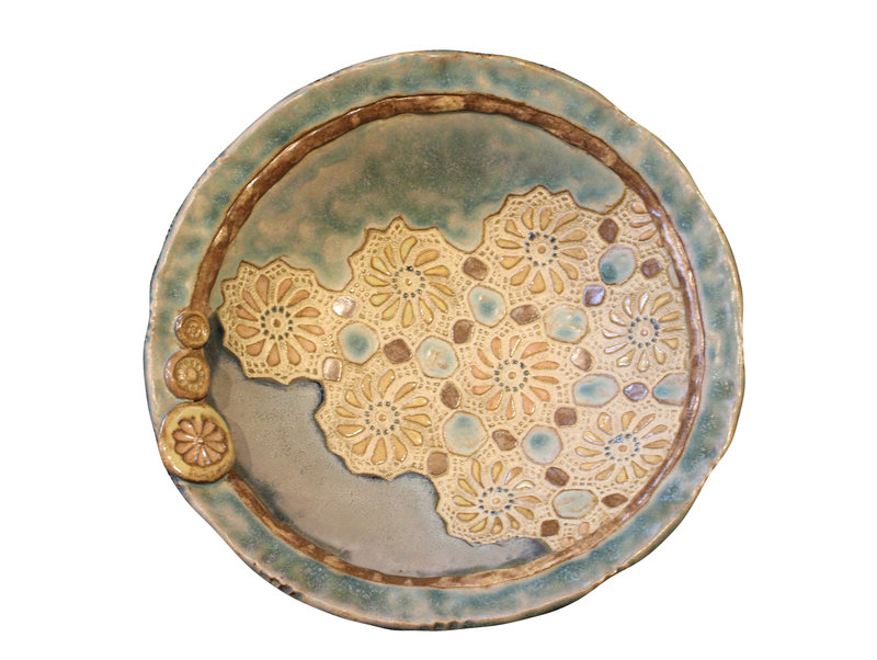 African Daisies Serving bowl