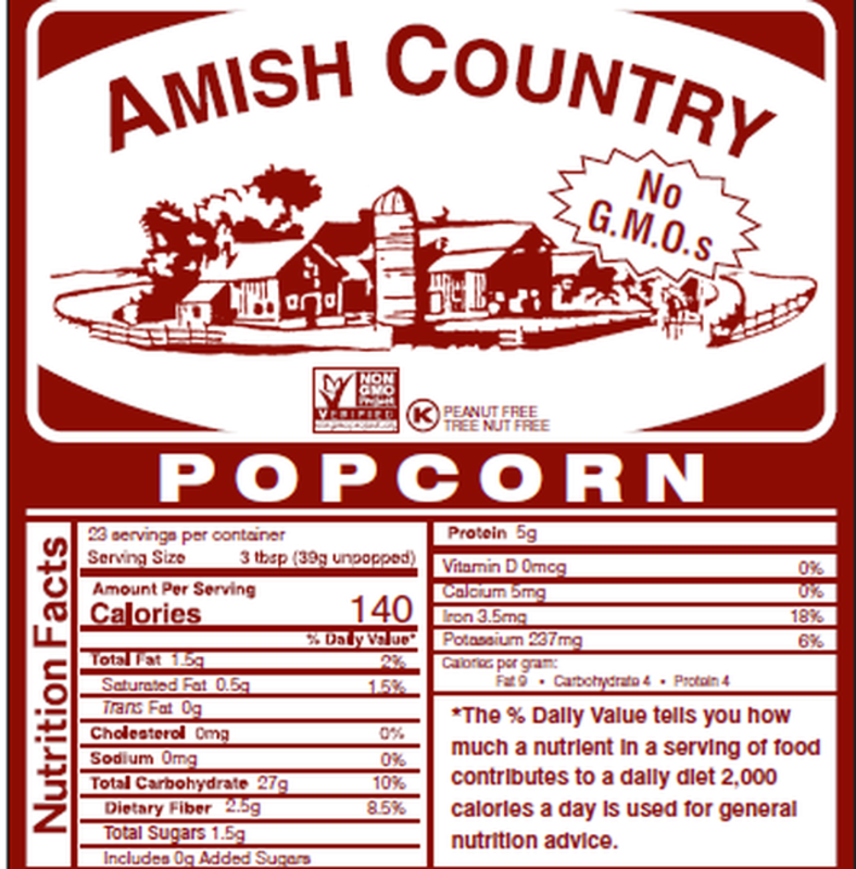 AMISH Bottled Popcorn 14oz