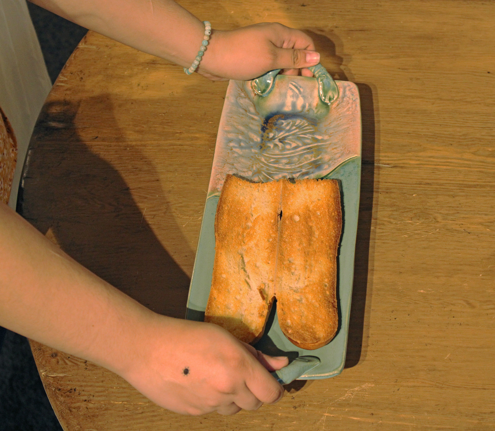 EARTHT Bread Tray Celadon Green