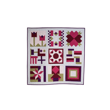 BWEAV Garden Sampler  Quilted Tapestry