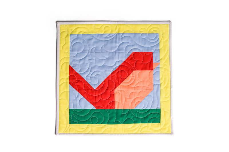 BWEAV Wren Quilt Block