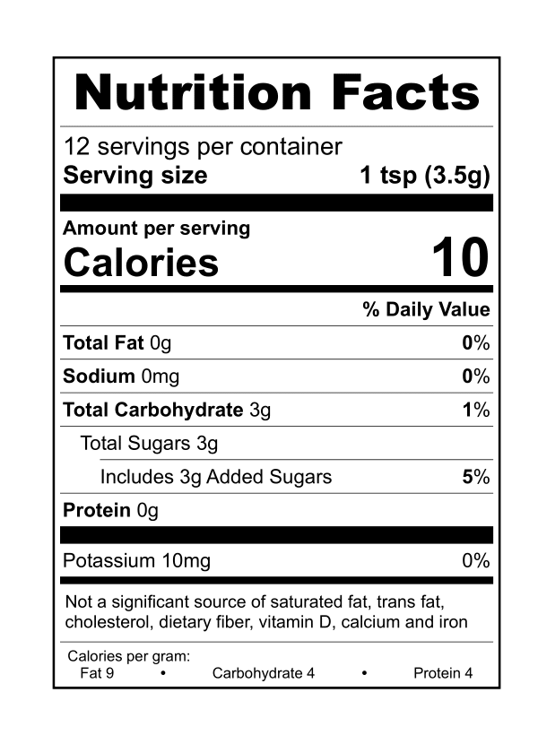 LOGHSP Zingy Red Raspberry Sugar