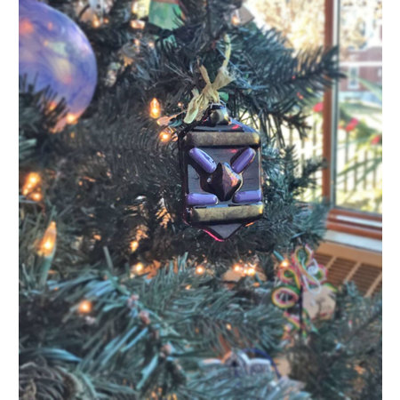 ALPHA Stained Glass Ornament