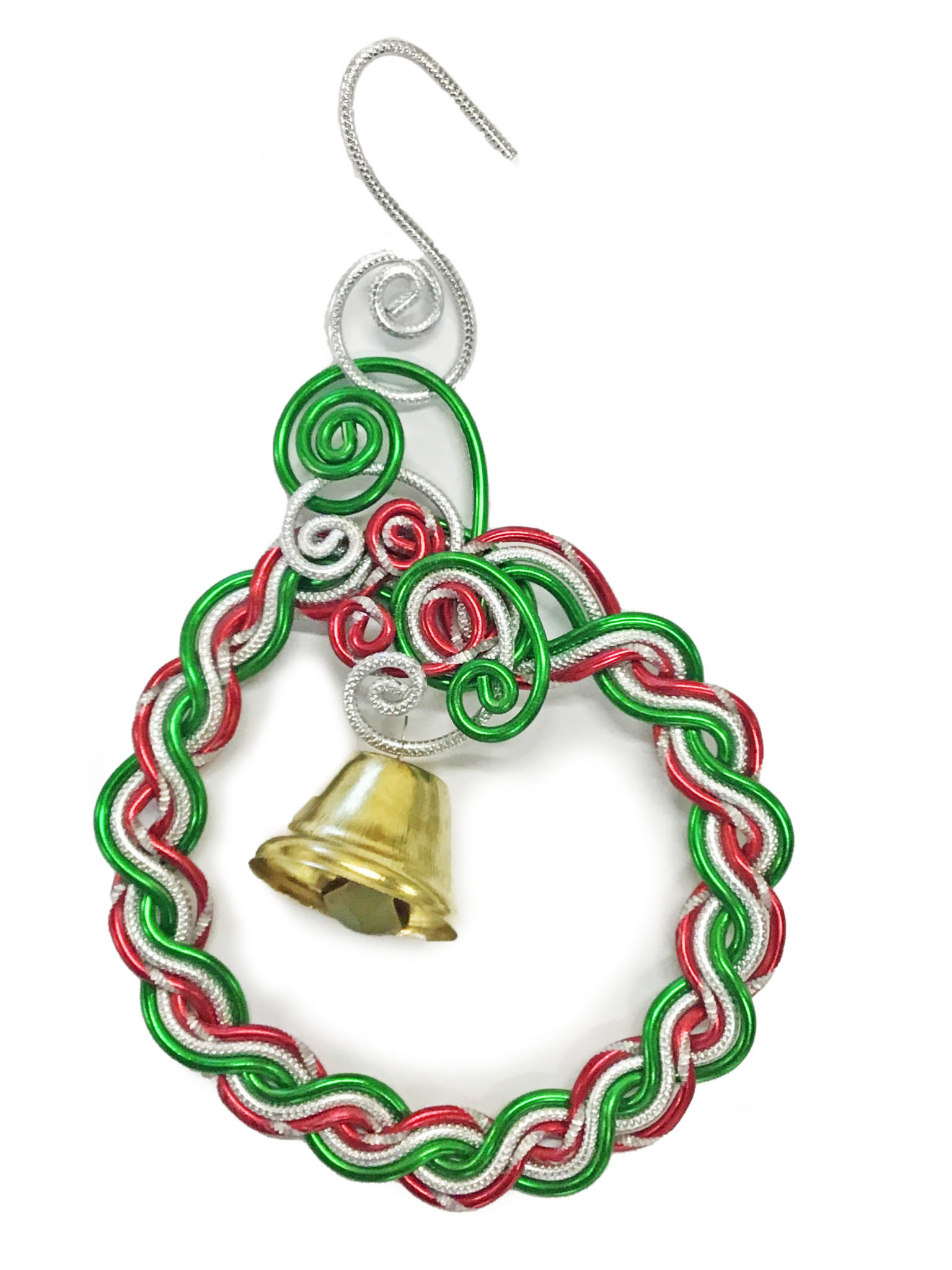 WOODS Wire Wreath Ornament