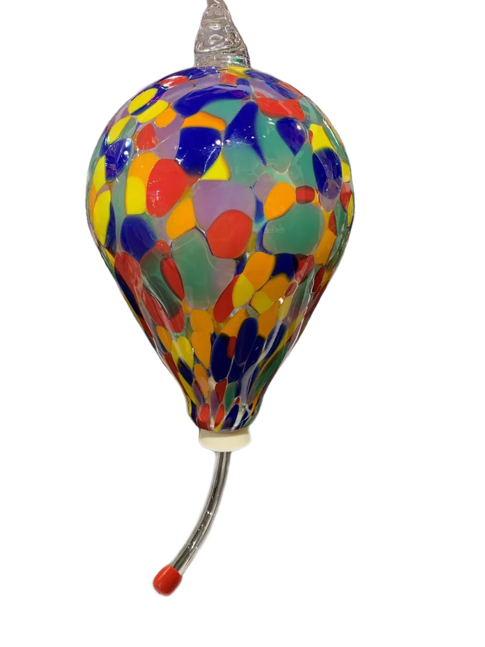 SUPER Glass Hummingbird Feeder