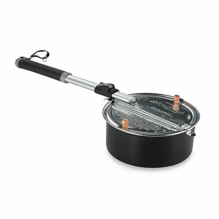 Open Fire Popcorn Popper by Amish - Log House Craft Gallery