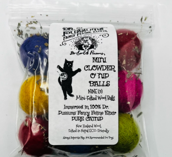 DrPuCat Mini Catnip Wool Balls
