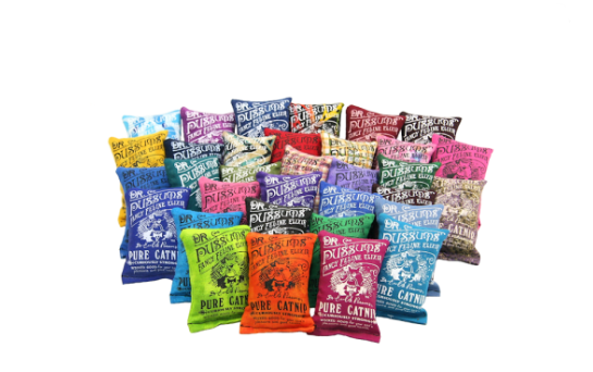 DrPuCat Assorted Square Catnip Pillows