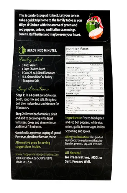 HAPPY Stuffed Pepper Soup