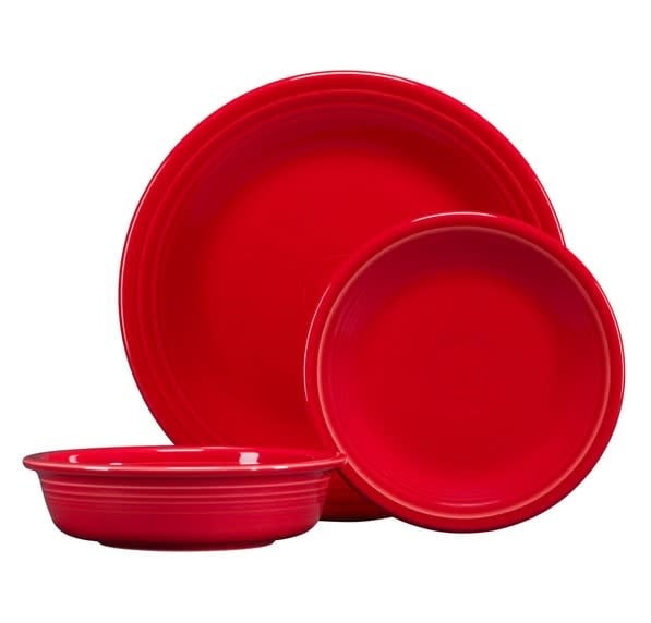 FIESTA 3pc Place Setting Warm Colors