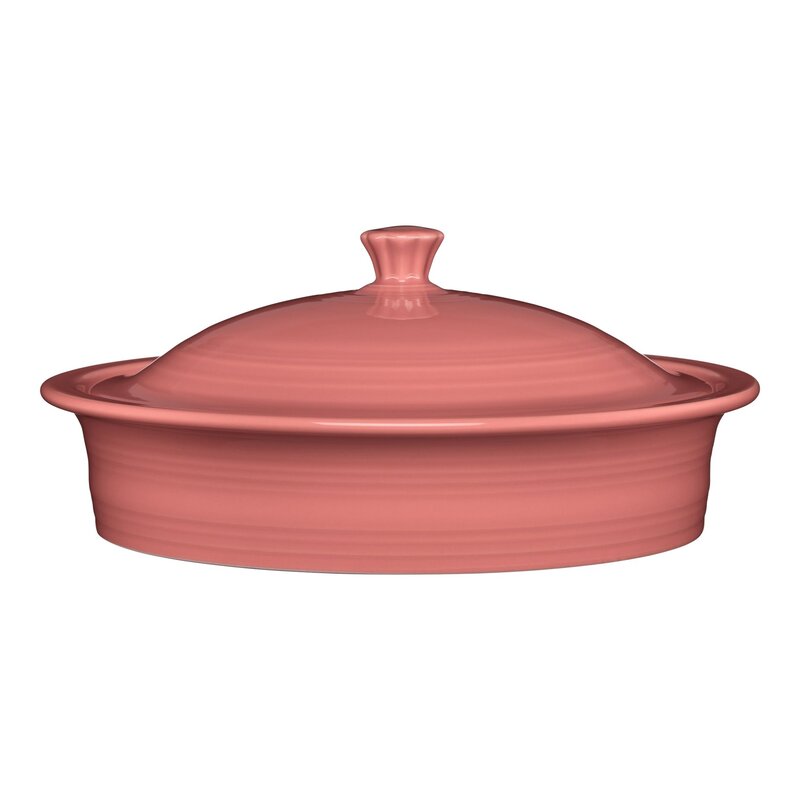 thumbnail image 2 of Fiesta® Tortilla Warmer – Scarlet Red – Mid-Century Modern Style – New (Model 1488326) 2 of 4