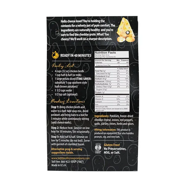 HAPPY Potato & Cheese Soup