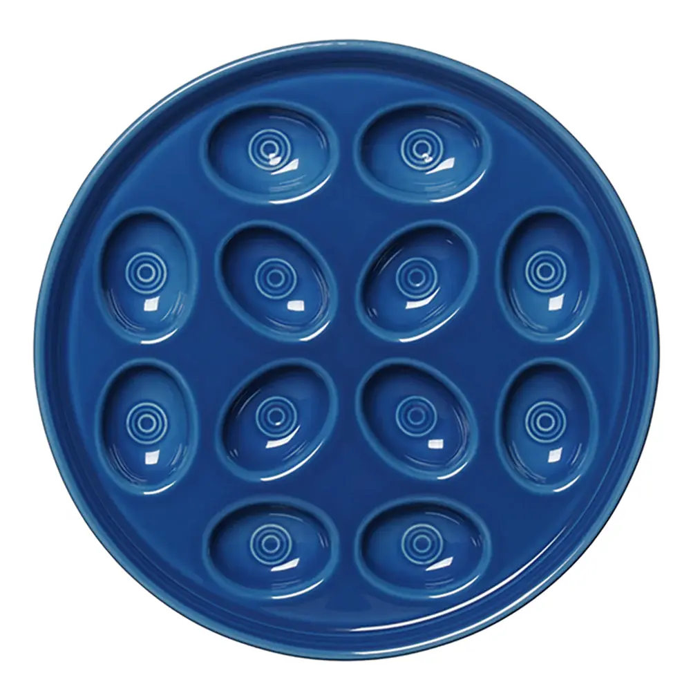 FIESTA Egg Plate Cool Colors