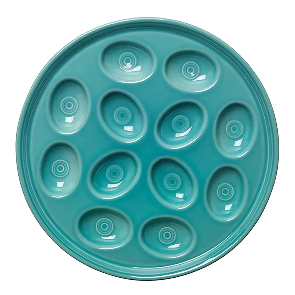 FIESTA Egg Plate Cool Colors