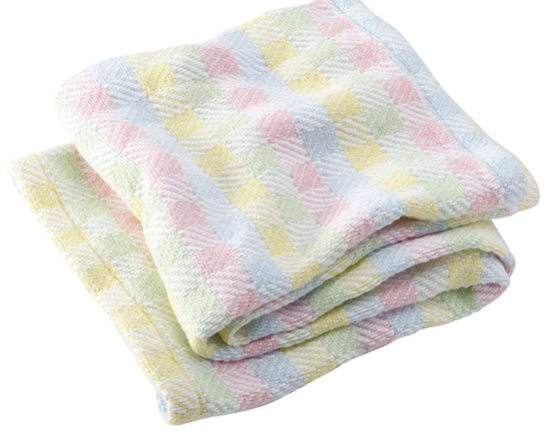 Tourmaline Rainbow Cotton Baby Blanket