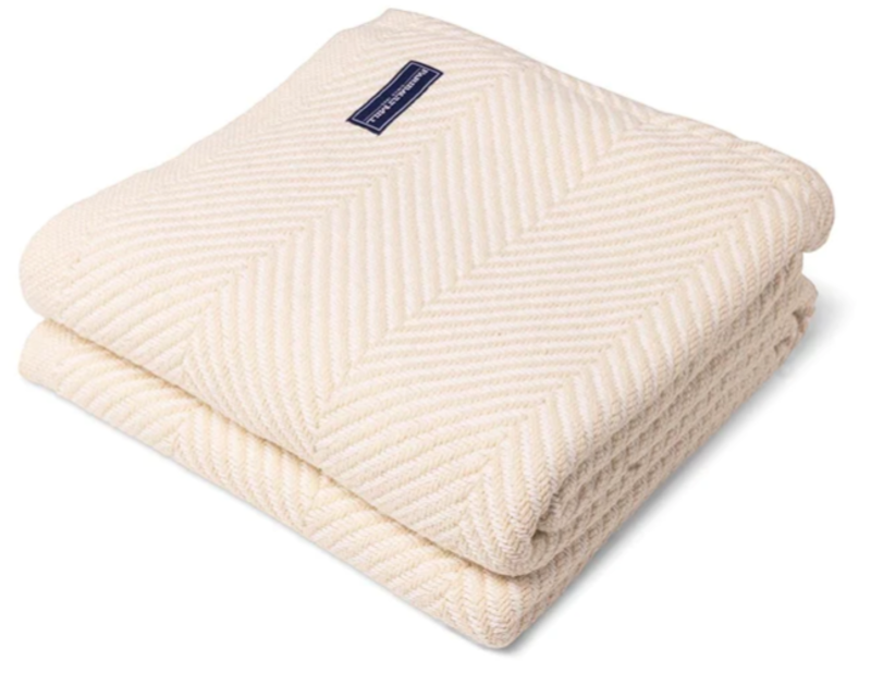 Monhegan Cotton Throw Without Fringe