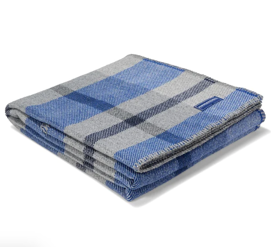 Northfield Plaid Wool Throw