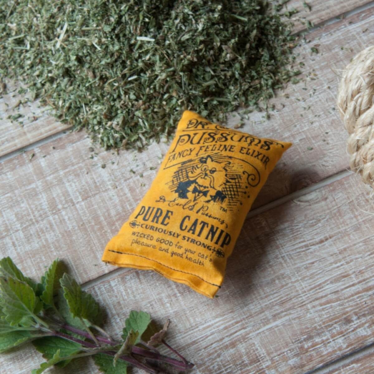 DrPuCat Assorted Square Catnip Pillows